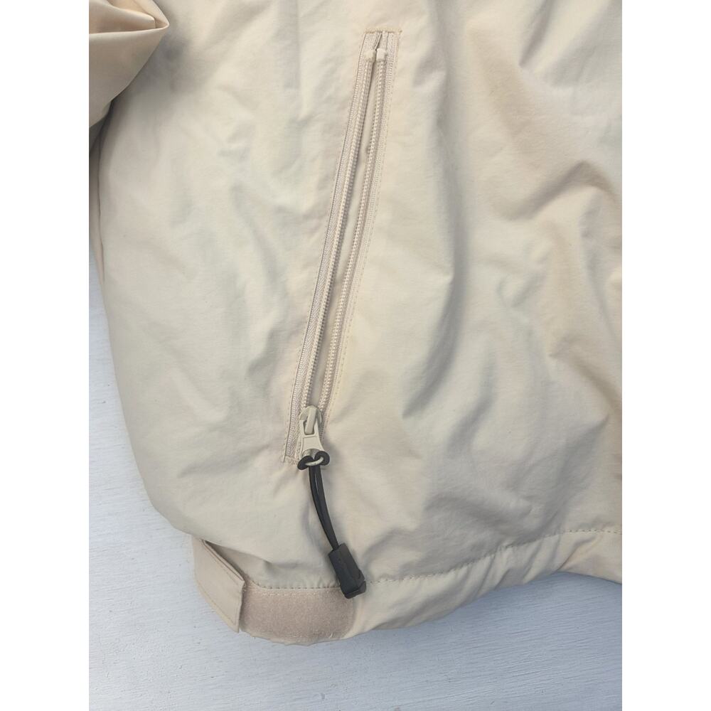 Princess Cruises Alaska Reversible Mens L Nylon Fleece Winter Jacket Cream Blue - Picture 5 of 9